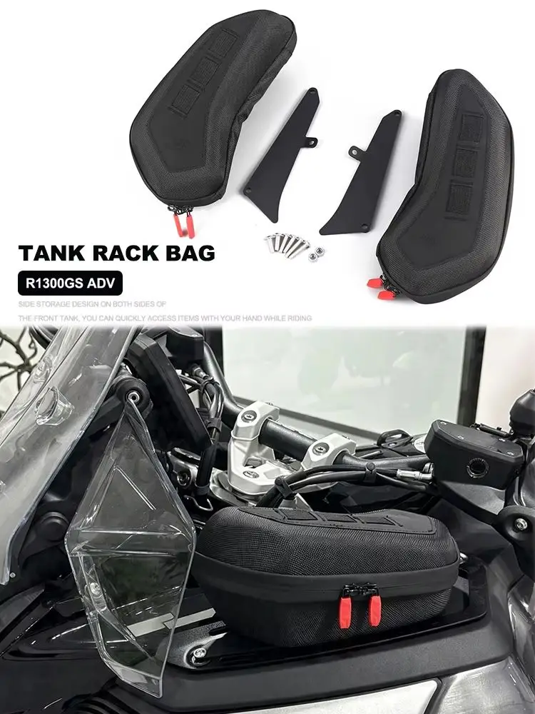 Für BMW R1300GS ADV R1300 GSA R 1300 GS Adventure 2024 2025 2026 Motorrad Seitentank-Rack Aufbewahrungstasche Wasserdichte Werkzeugtasche