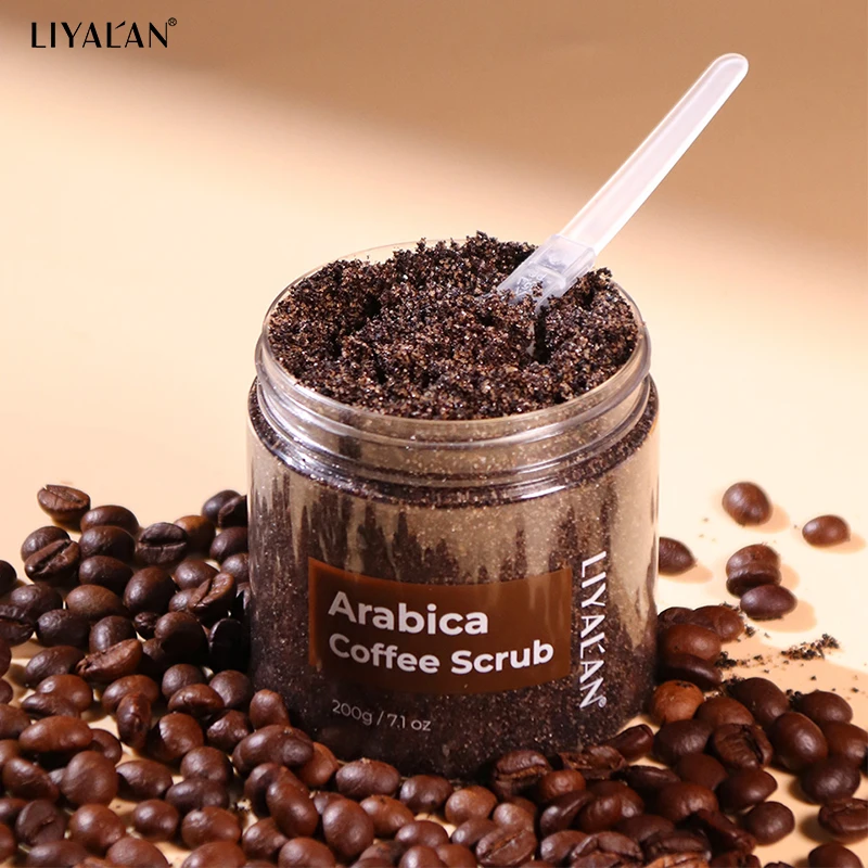 Arabica Coffee Exfoliating Scrub Remove Dead Skin Brighten Smooth Sea Salt Pore Cleaning Anti Cellulite Moisturizing Body Care