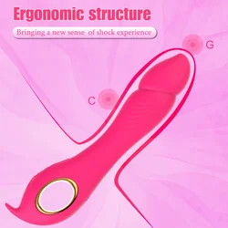 G Spot Vibrator Dildo Powerful Inflatable Vibrating Massagers Clitoral Vagina Anal Stimulation Adult Sex Toys for Women for Men