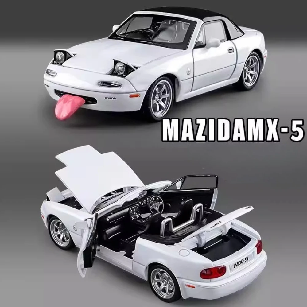 

1:32 Scale MX5 RX7 Alloy Toys Cars Model Die-cast Metal Simulation with Pull Back Function For Children Gifts Collection