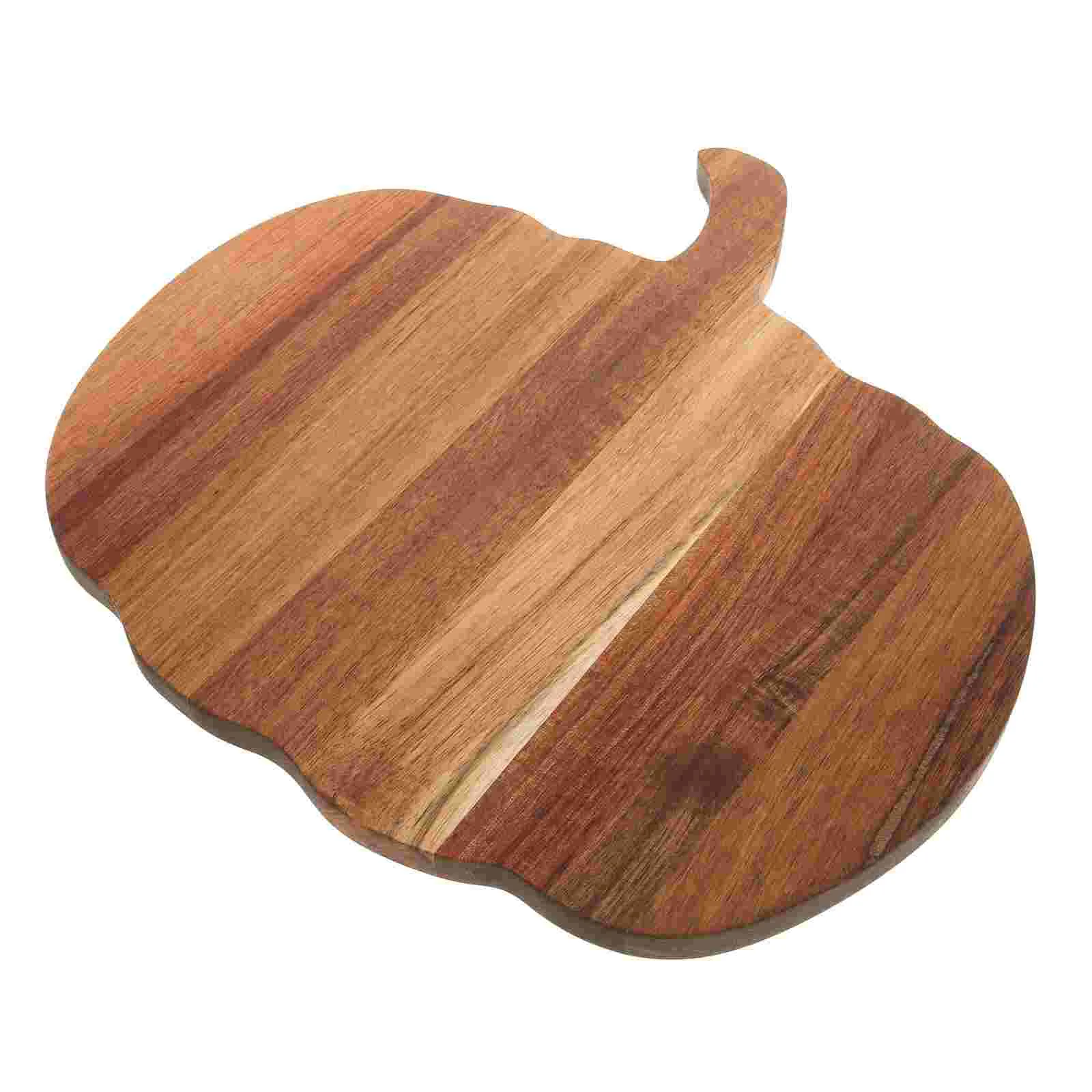 

Cutting Board Pumpkin Boards Vegetable Chopping Set Light Brown Wooden for Kitchen