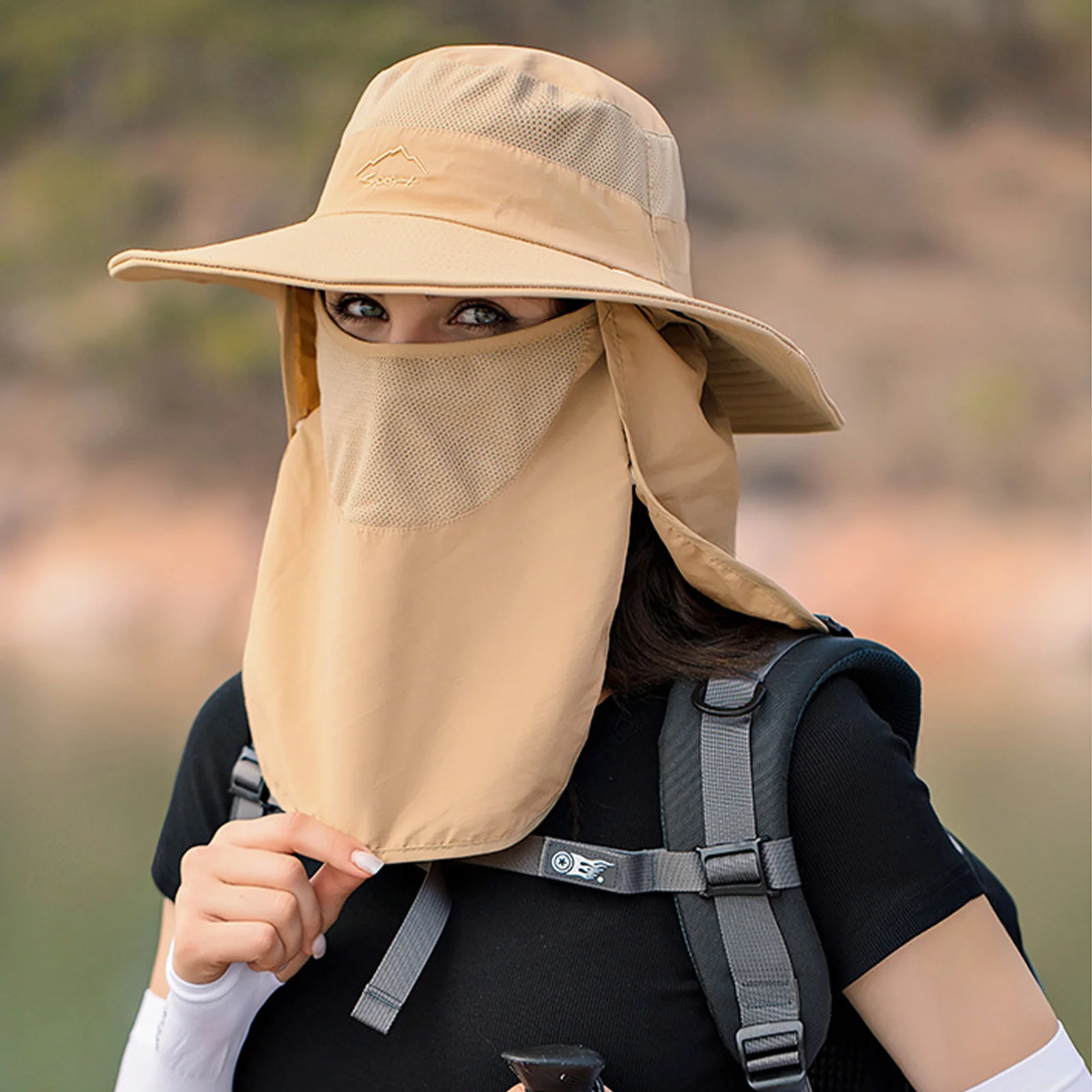 

Летние солнцезащитные шляпы с защитой от ультрафиолета, пеший туризм, кемпинг, козырек, панама, уличная кепка для охоты и рыбалки для мужчин и женщин, съемная рыбацкая шляпа