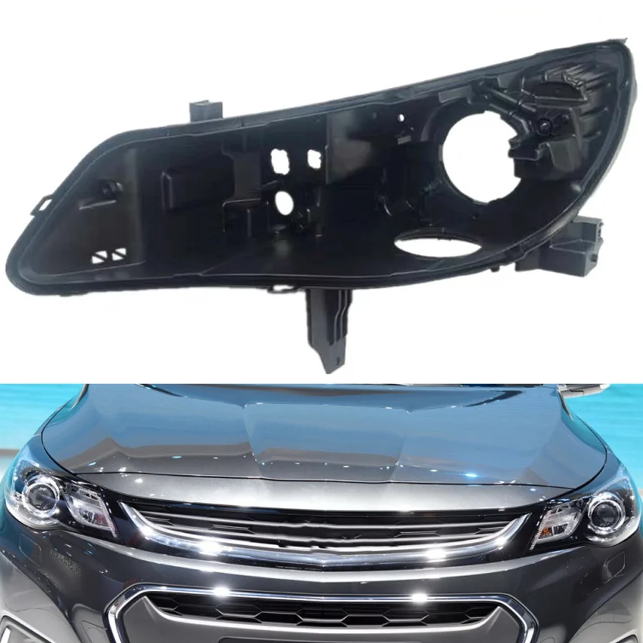 Wooeight 1Pc Headlight Lamp Back House Bracket Base Lid Head Lamp Black Back House Support Fit For Chevrolet Malibu 2016-2018