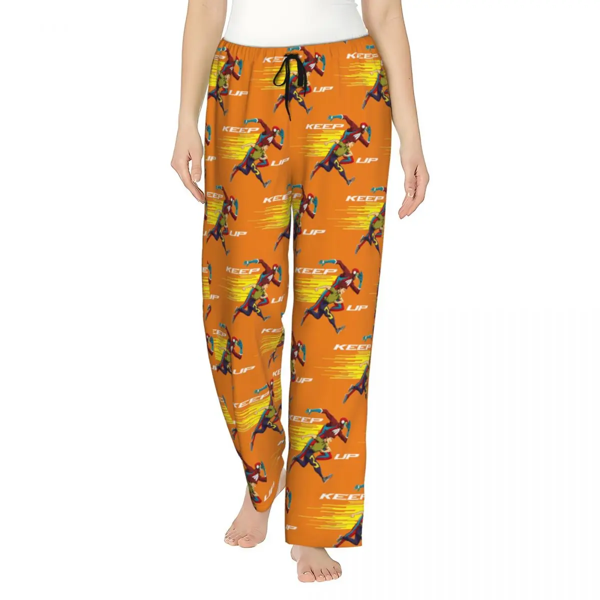 

Женские пижамные брюки Chase Keep Up Dispatch Game, домашняя одежда, эластичные пижамные штаны для общежития