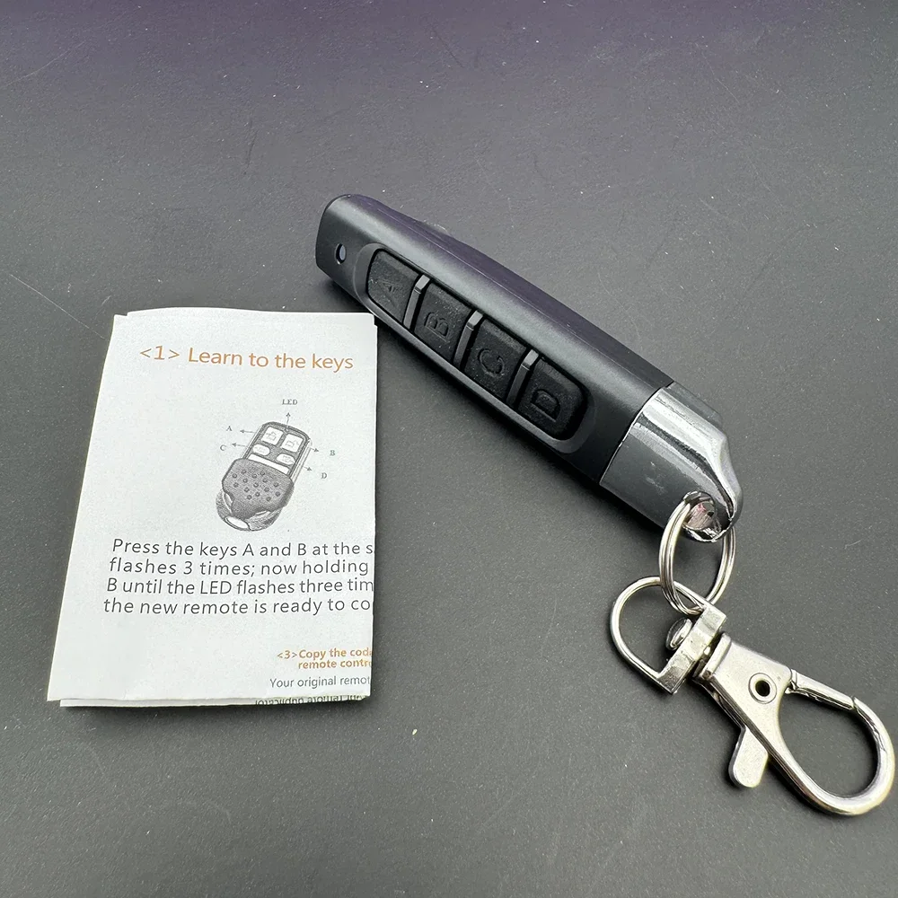 Remote Control 433MHZ For Car Door Key Buttons Garage Gate Door Copy Remote Garage Door Opener Remote Control Duplicator