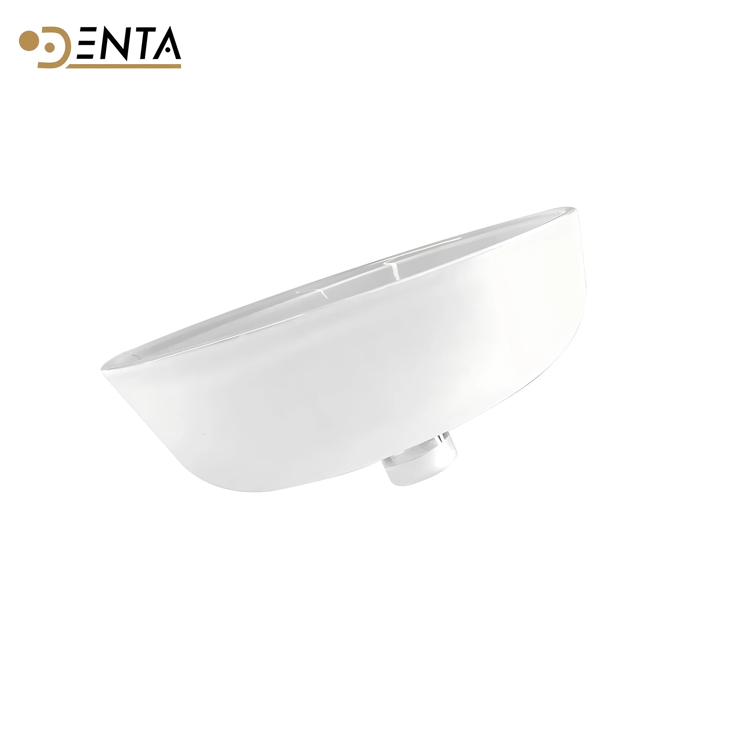 Universal Beveled Frosted Glass Spittoon Basin for Dental Unit Chair Equipment Part