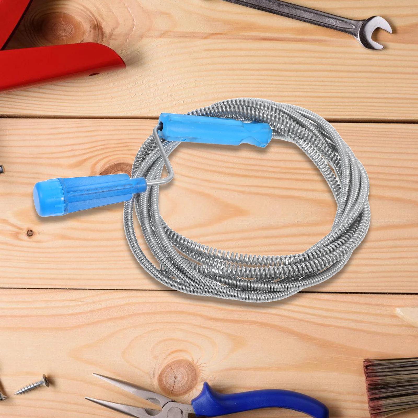 

Drainage Spiral Clog Remover Tub Sink Unclogger Kitchen Bathtub Hair Catcher Strainer Tool Cleaner Manual Snake Drain Stopper