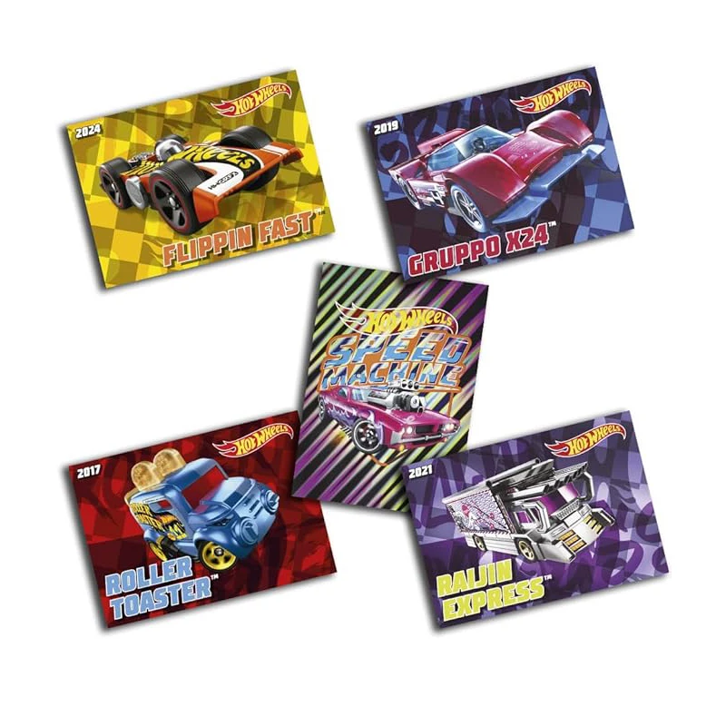 

Запечатанная коробка Panini Hot Wheels on The Road Factory, 24 упаковки коллекционных карточек