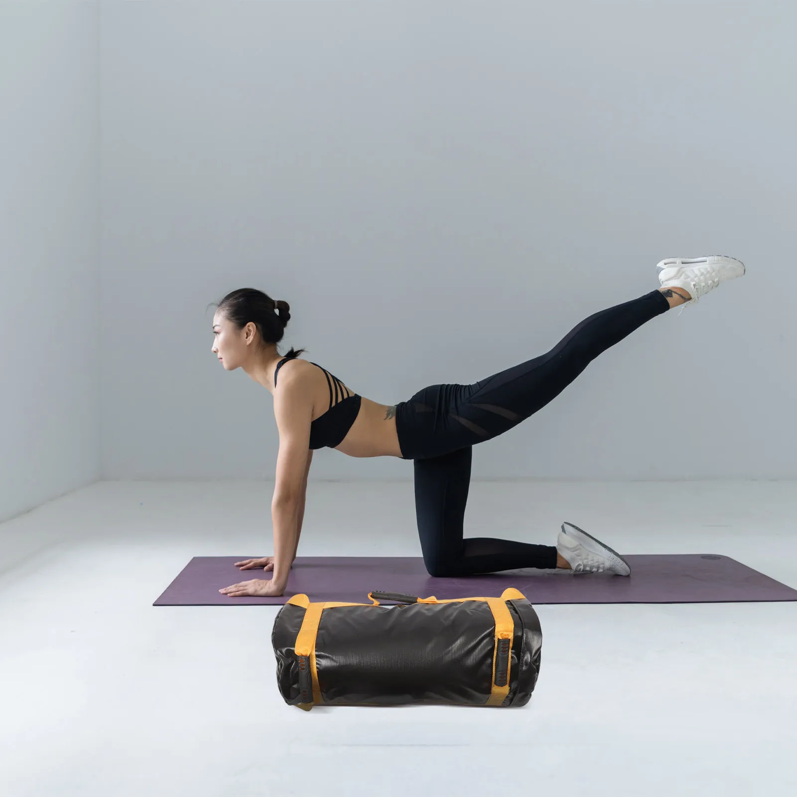 20KG Gym Bag for Men Women Physical Training Package Strength Training Weight Bags Durable PVC Strength Exercise Fitness