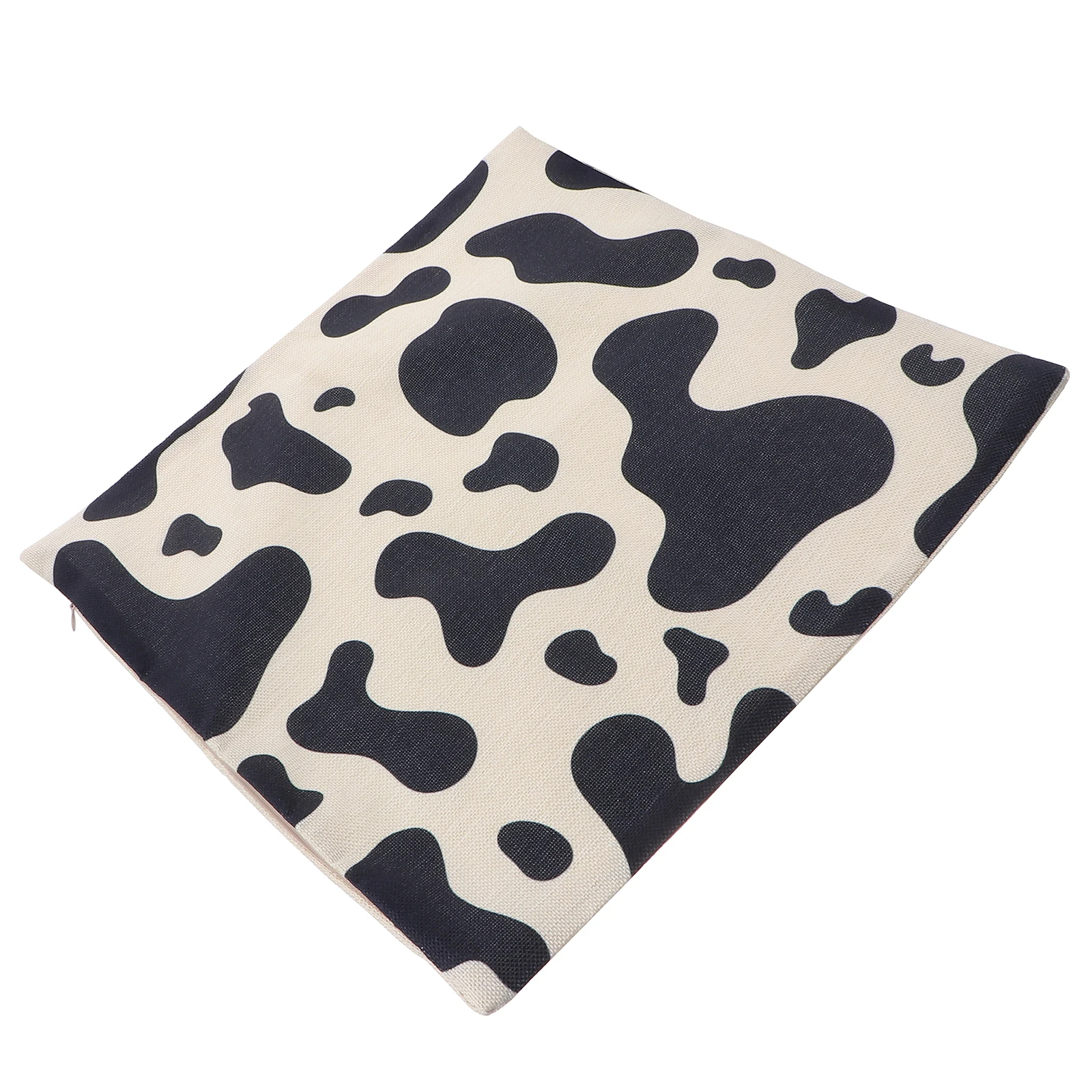 

Cow Spots Prints Pillow Cover Linen Decorative Cushion Case Sofa Bed Home Gift Wedding Birthday Cow Design