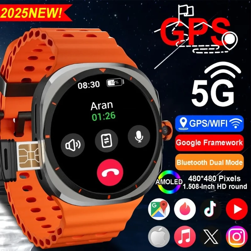 

Новые умные часы BW7, 2025 1,46 дюйма, AMOLED, аккумулятор 600 мАч, фитнес-монитор здоровья, многофункциональный спортивный трекер активности