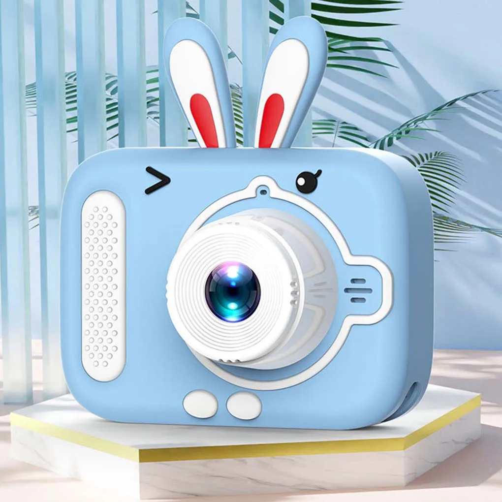 Instant Print Camera Thermal Printing Cameras Digital Photo Camcorder High-definition Kids Toys Birthday Gift Blue