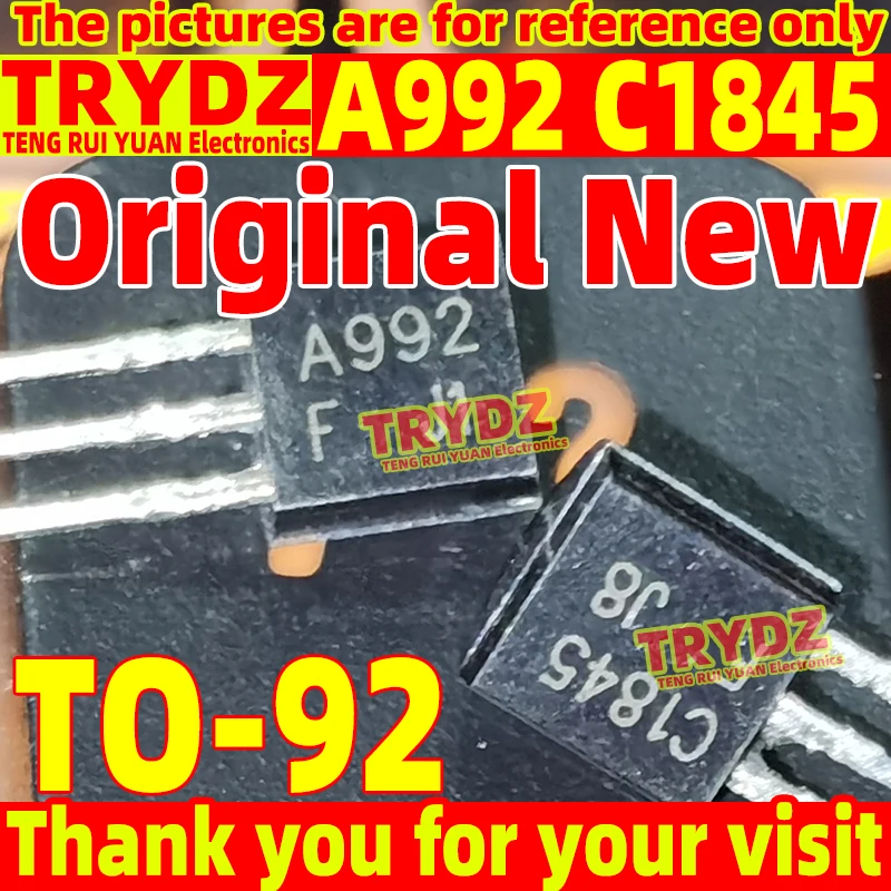 3 pairs Original New 2SA992F 2SC1845F KSA992F KSC1845F A992F C1845F replaces A970 C2240