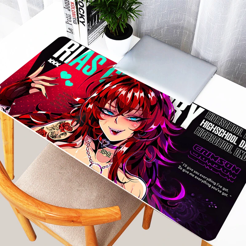 Mouse Pad E-sports Gaming Accessories alfombrilla Computer Mouse Mat Cute Anime Woman Desk Mat Gamer Keyboard Pad Large Mousepad