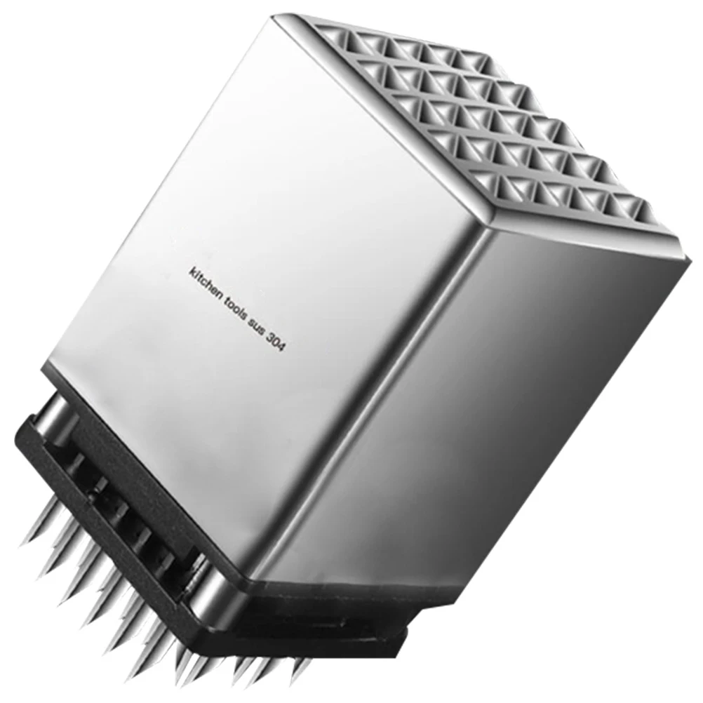 

Stainless Steel Meat Tenderizer Hammer Dual sided Mallet Pounder for Steak Poultry Kitchen Tool Non rusting