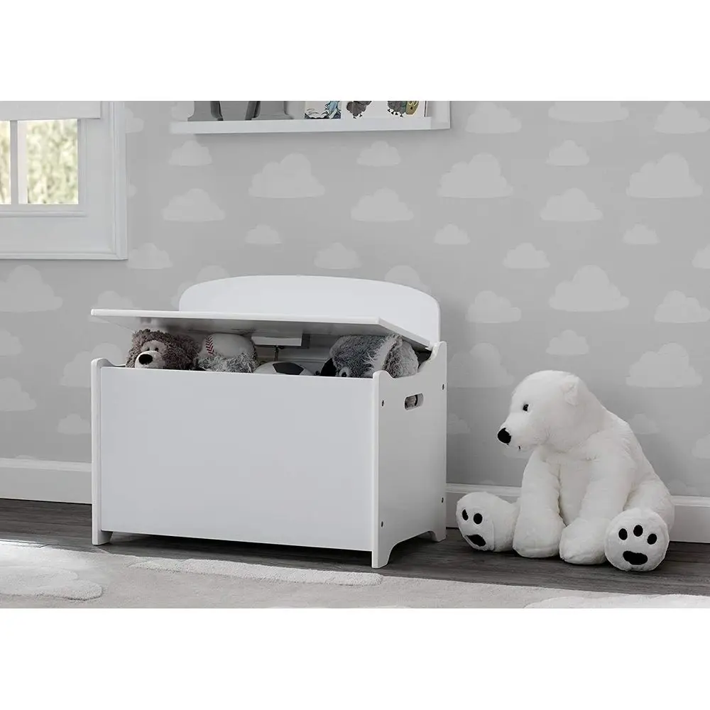 صندوق تخزين ألعاب فاخر باللون الأبيض من بيانكا