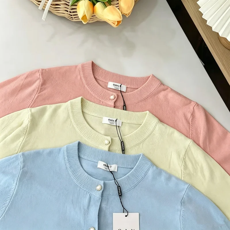 2026 Autumn Winter Soft Cozy Sweater Women Minimalist O-Neck Knit Cardigan Korean Stylish Versatile Figure‑Flattering Outerwear