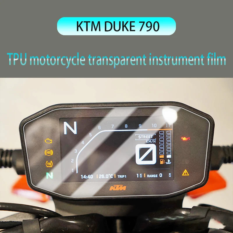 Applicable to KTM DUKE790 690 890 Motorcycle Transparent TPU Hydraulic Coagulation Instrument Membrane  2018-2021