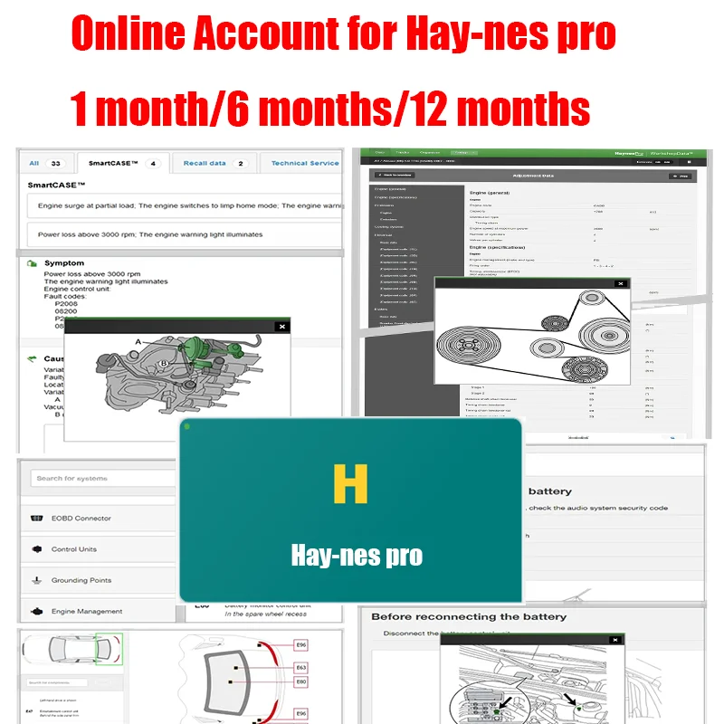2026 Online Account Auto Repair Software for Haynes Pro / GDS KDS Workshop Wiring Diagram Support Mobile /PC Login