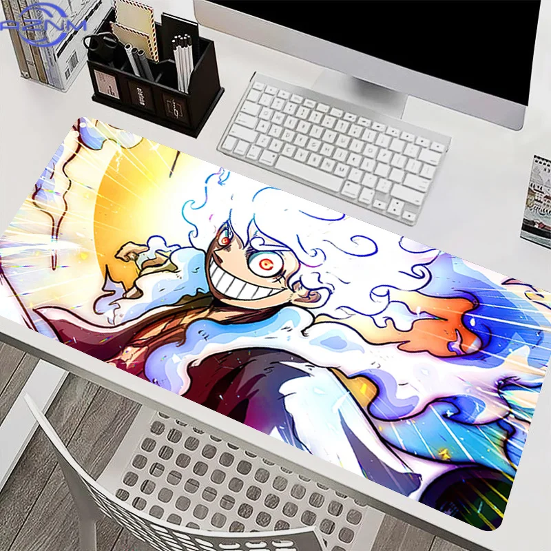 Oversized Mouse pad O-one P-piece luffy Game Essential Computer Desk Mat Gaming Keyboard pad Japanese Anime Carpet XXL Mousepad