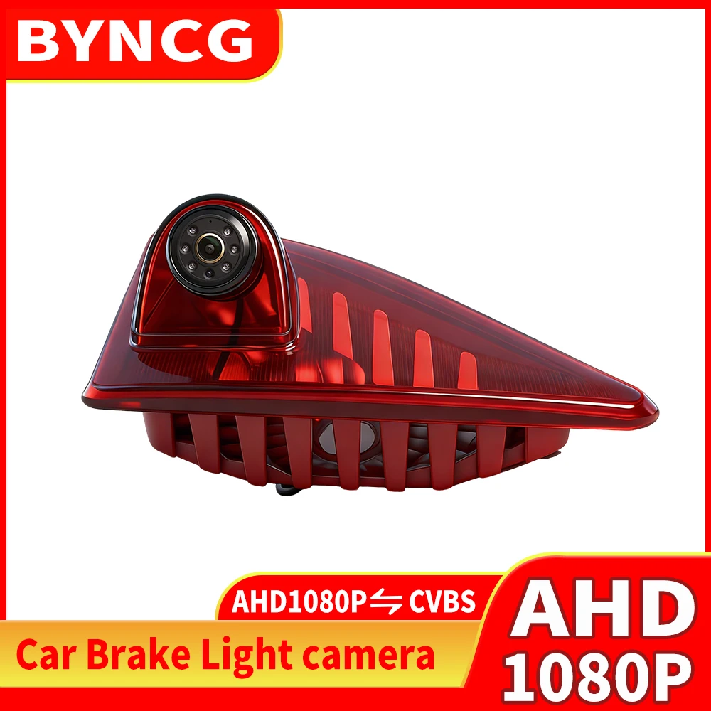 AHD Car Brake Light Rear View Reverse Backup Camera Waterproof for Nissan NV400, Renault Master 3, Opel Movano Vans 2010-2016