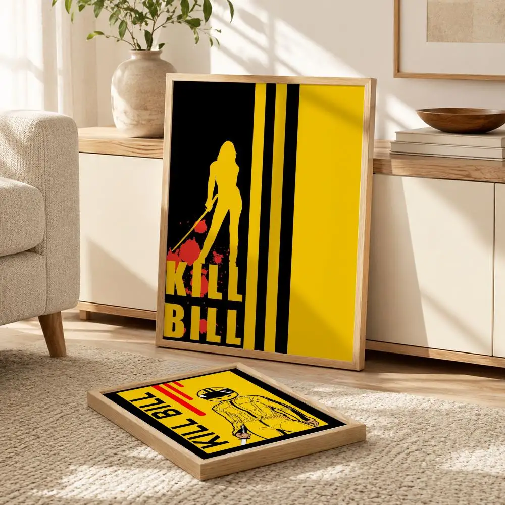 K-Kill B-Bill V-Volume Classic Action Movies Poster Modern PP Paper Wall Decorative for Cafe Office Bar Home Wall Decor Gift
