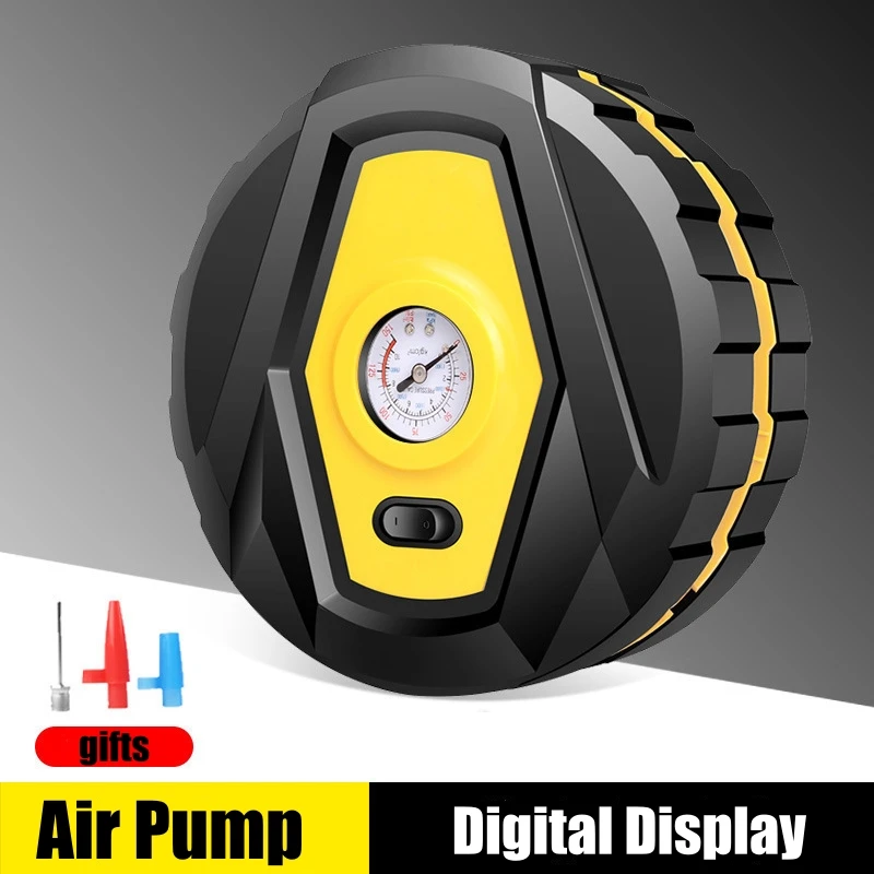 

Автомобильный портативный мини-автомобильный надувной насос, компактный, многофункциональный, быстрый надувной для всех моделей автомобилей, автомобильные инструменты с цифровым дисплеем ﻿