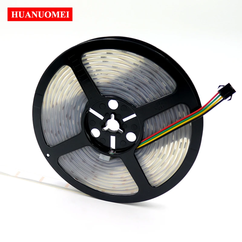 5050 SMD 32LEDs/M RGB Flexible Neon Lighting APA107 Pixel Tape DC5V Waterproof IP67 White PCB for TV Decoration