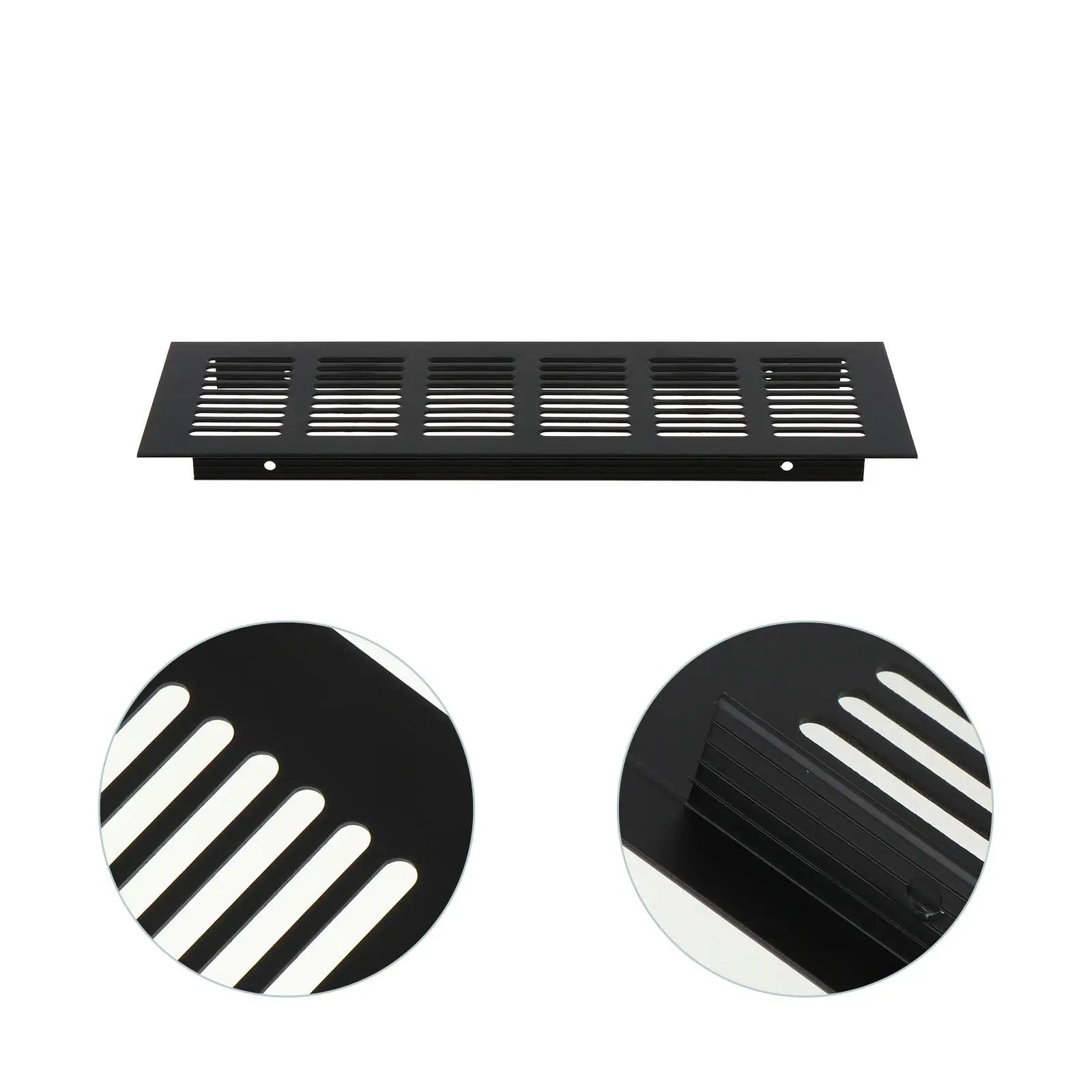 4pcs Aluminum Alloy Air Vent Grille 4 Pack Metal Ventilation Cover For Closet Cabinet Shoe Rack Furniture Exhaust Vent