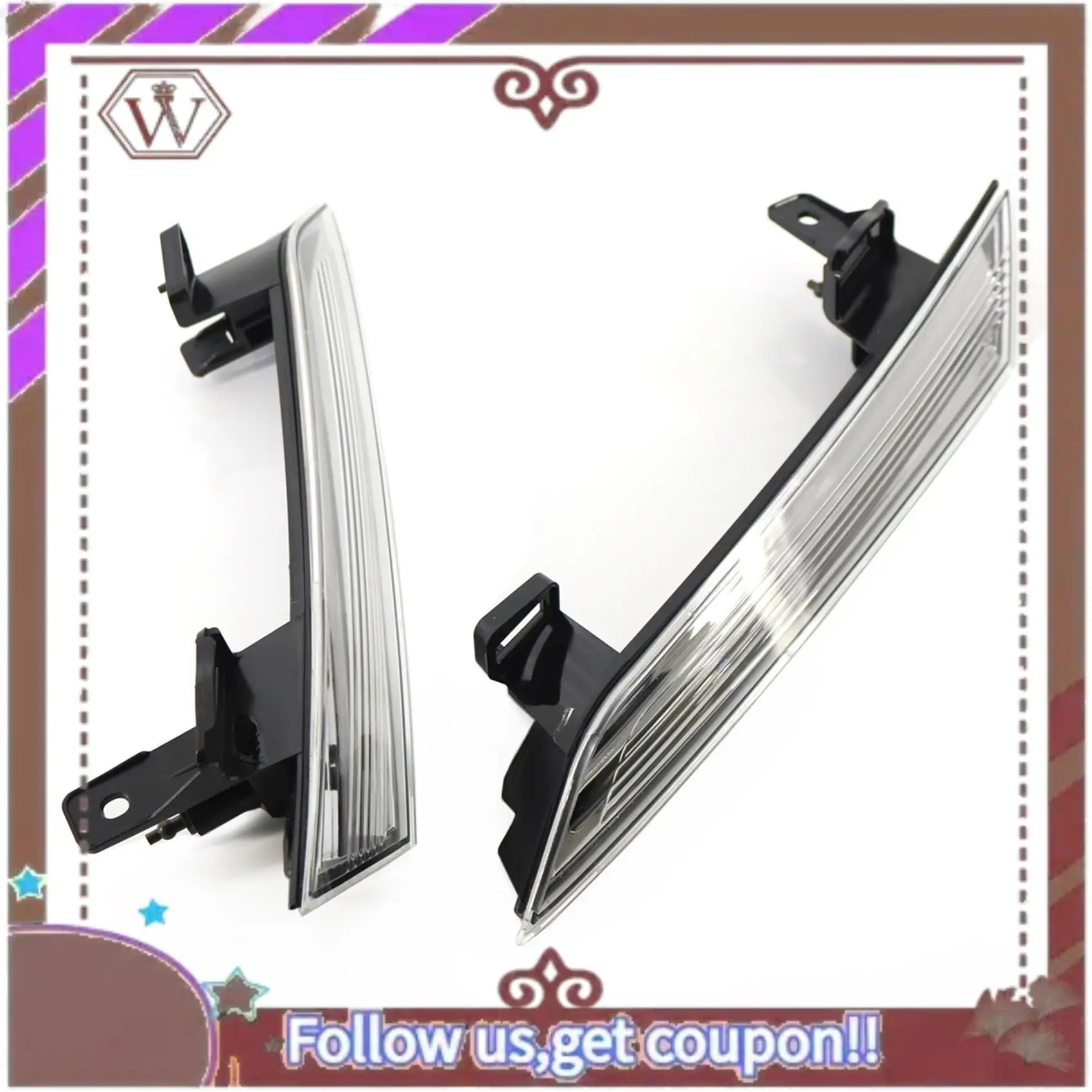 

A57E-2PCS Black Car Accessories Car Headlight Reflector Panel Auto Exterior Light Reflector For-Nissan Murano 2009-2014
