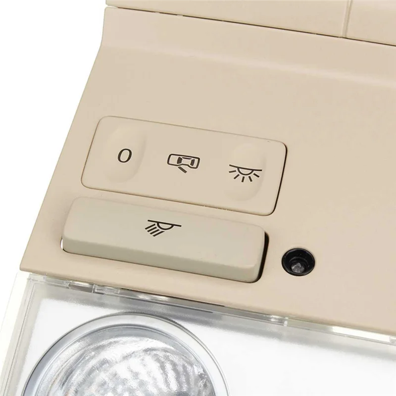 

AV34-Car Interior Roof Map Lamp Reading Light 1KD947105B For VW CC Jetta 5 Golf MK5 MK6 Passat B6 Skoda Octavia Seat Beige