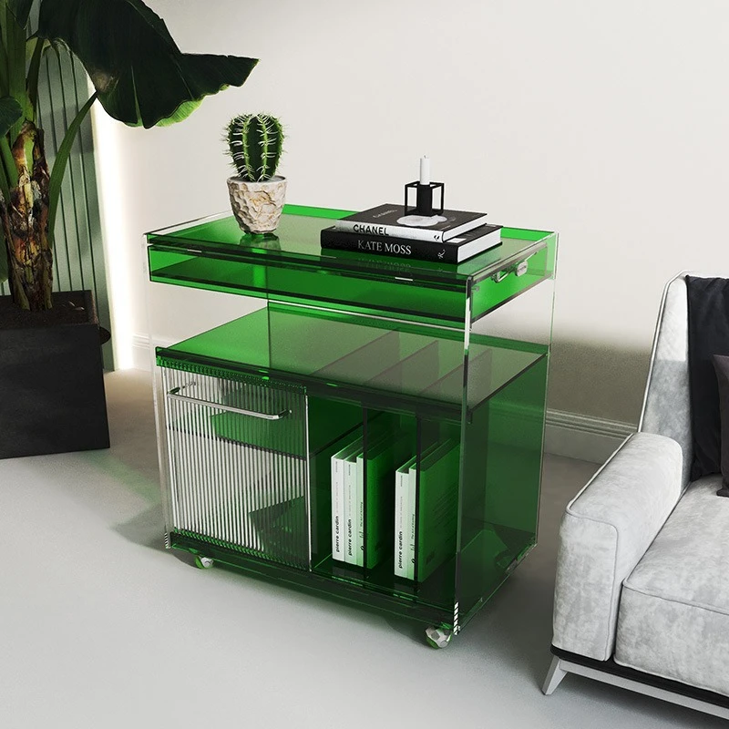 

Simple and creative acrylic edge few designer sofas can be moved