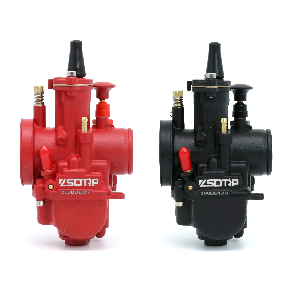 ZSDTRP-Motorcycle Carburetor 21-34mm Flat Curtain Carburetor Keihin for Keihin PWK 2/4T ATV Dirt Bike With Power Jet Motocross