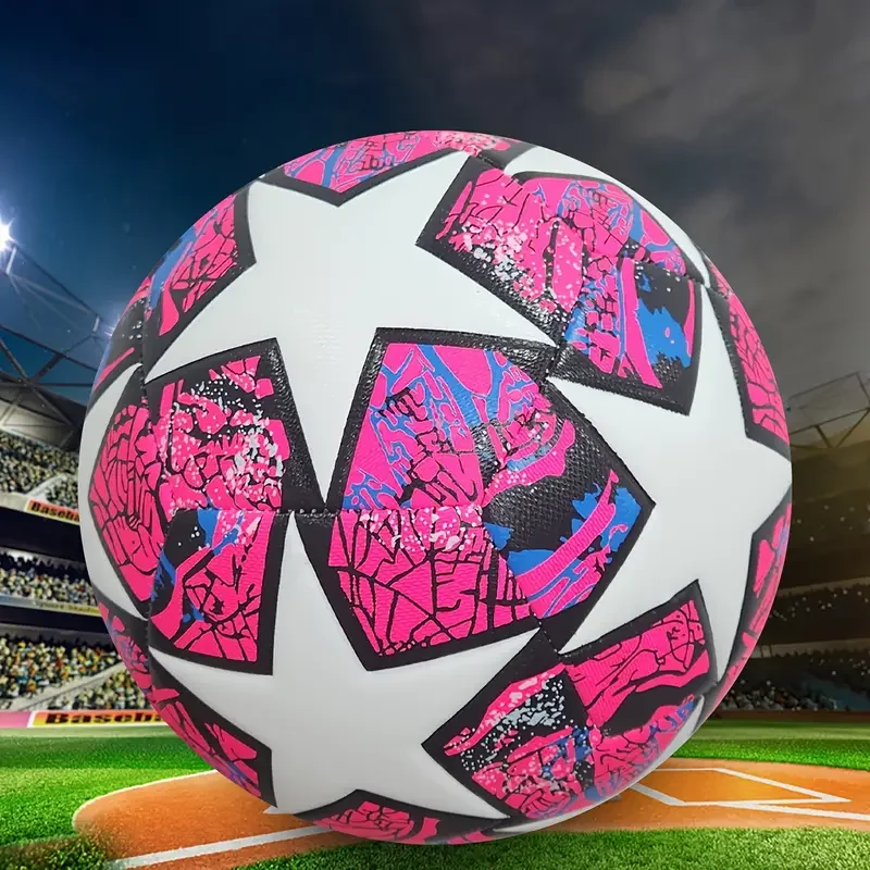 1 st PU Klassieke Bal Professionele Voetbal - Officiële Maat 5 - Perfect voor Outdoor Training & Entertainment