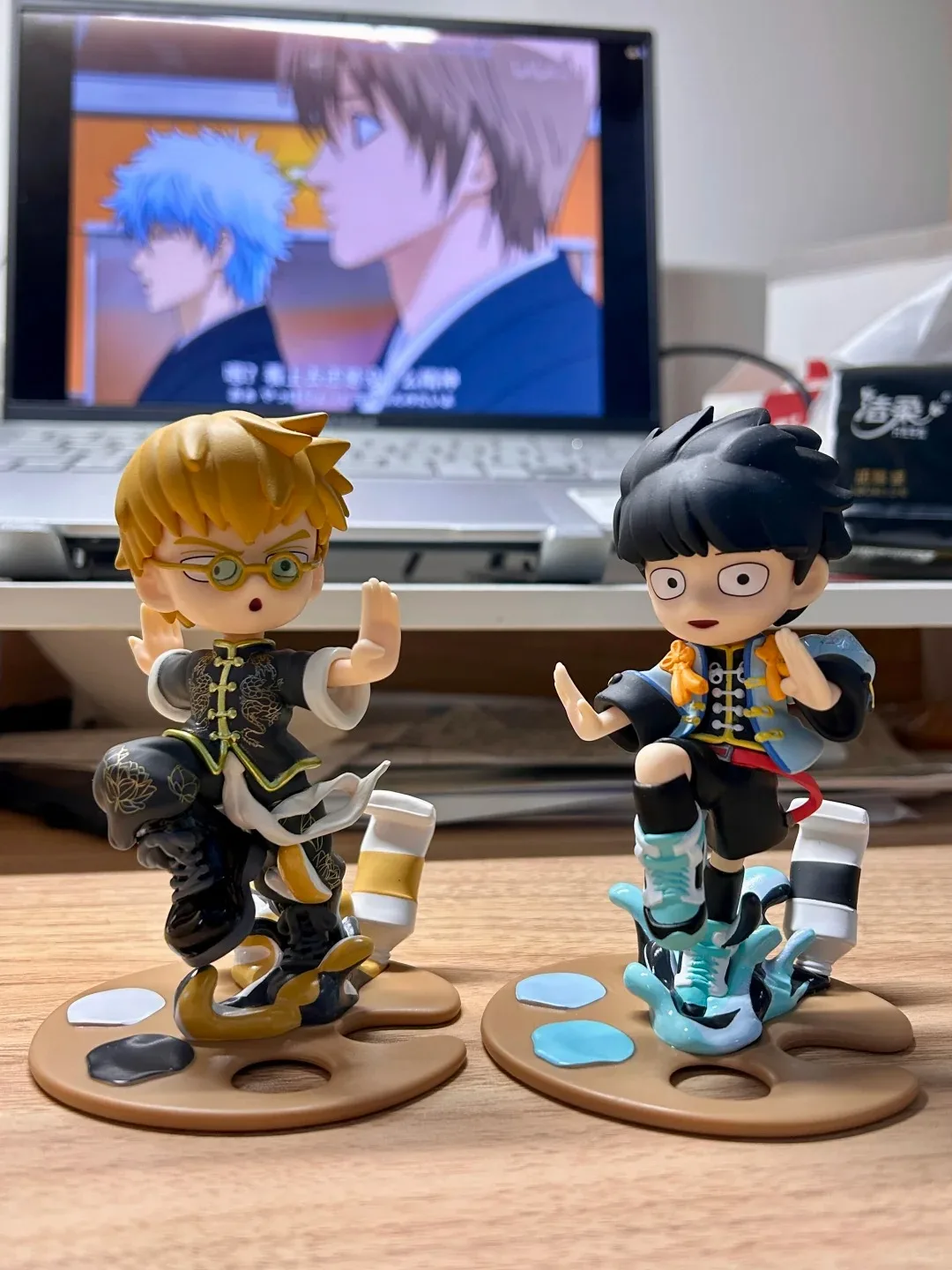 Neue Mob Psycho 100 Anime-Figuren GK Reigen Arataka Q-Version Kawaii Stehende Palm-Serie Modellpuppe Desktop-Ornament Sammelspielzeug – Detail 4