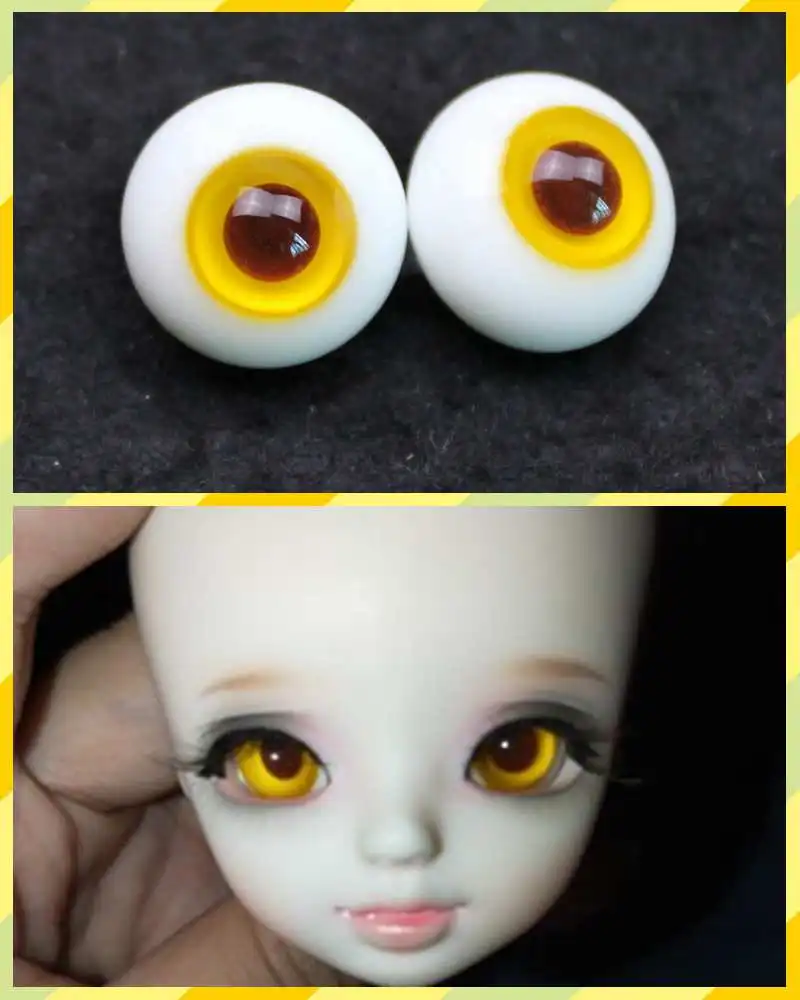 

8mm 10mm 1/8 1/12 1/10 aod dod msd yosd sd bjd doll glass eyes eyeball eyesball XT062
