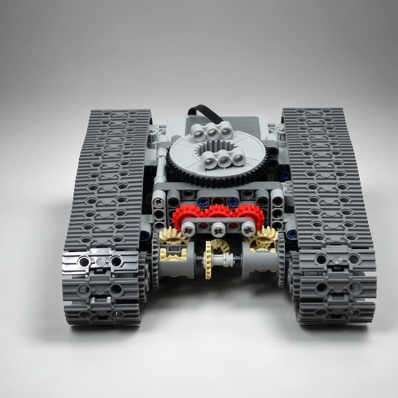 Tank Track Chassis Classic MOC-19850 Tank Lateral Separation Landing Gear 300PCS Building Block Model Christmas DIY Gift