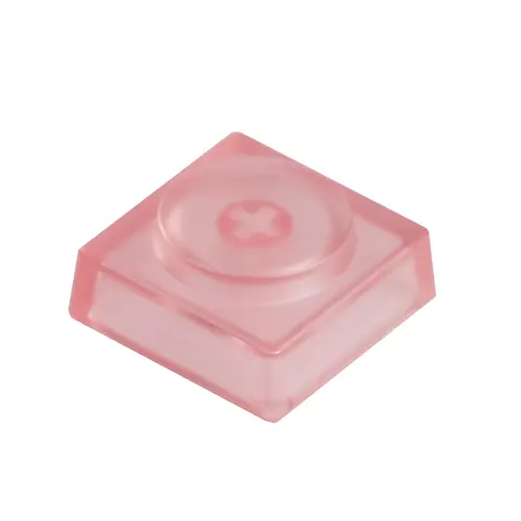 16 stuks blokken bakstenen laag profiel keycaps PBT transparant matte keycap voor MX mechanisch toetsenbord