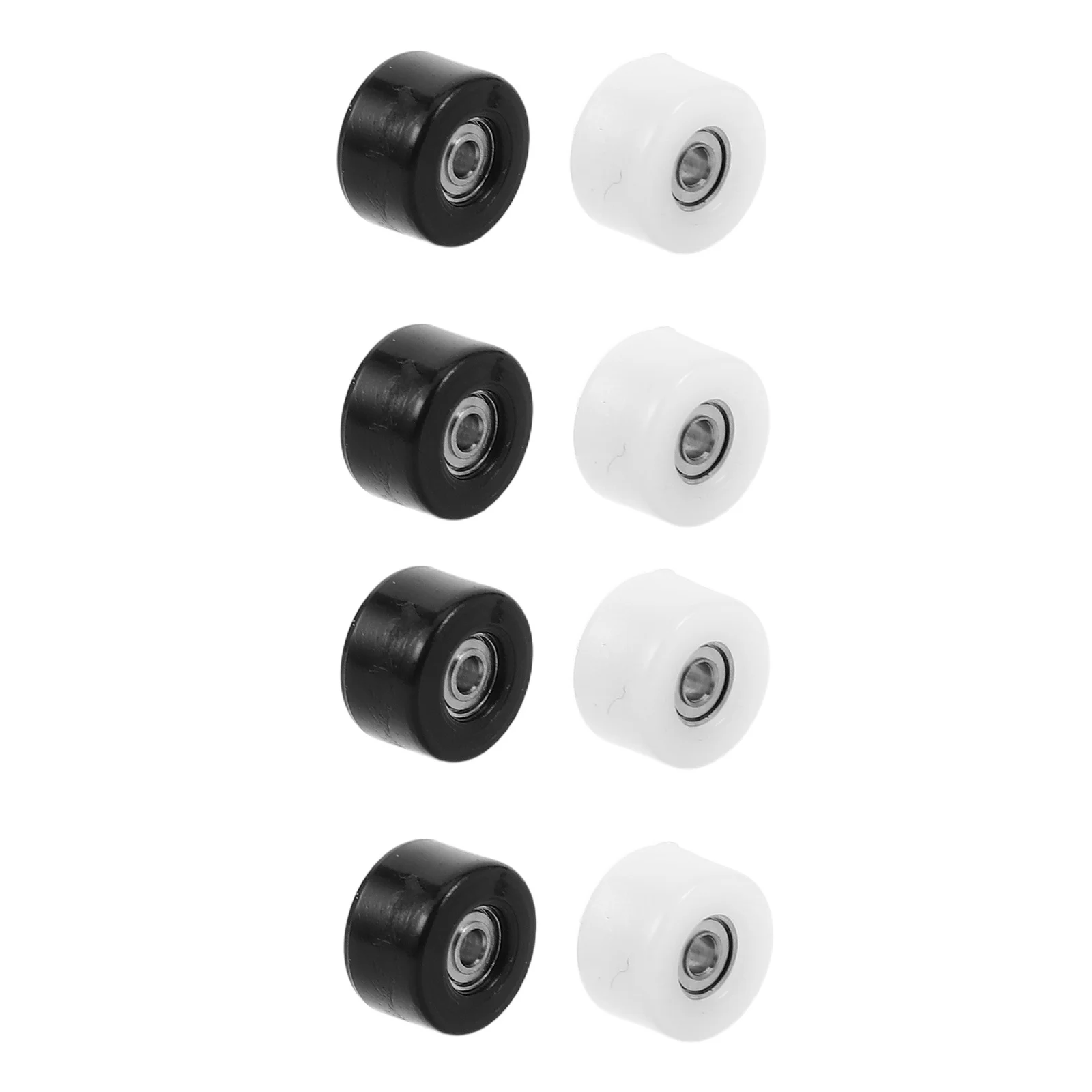 8 pièces roues à doigts roulements en métal robuste lisse Mini pièces de planche à roulettes Kit de réparation pour bureau usage domestique planche à roulettes à doigts