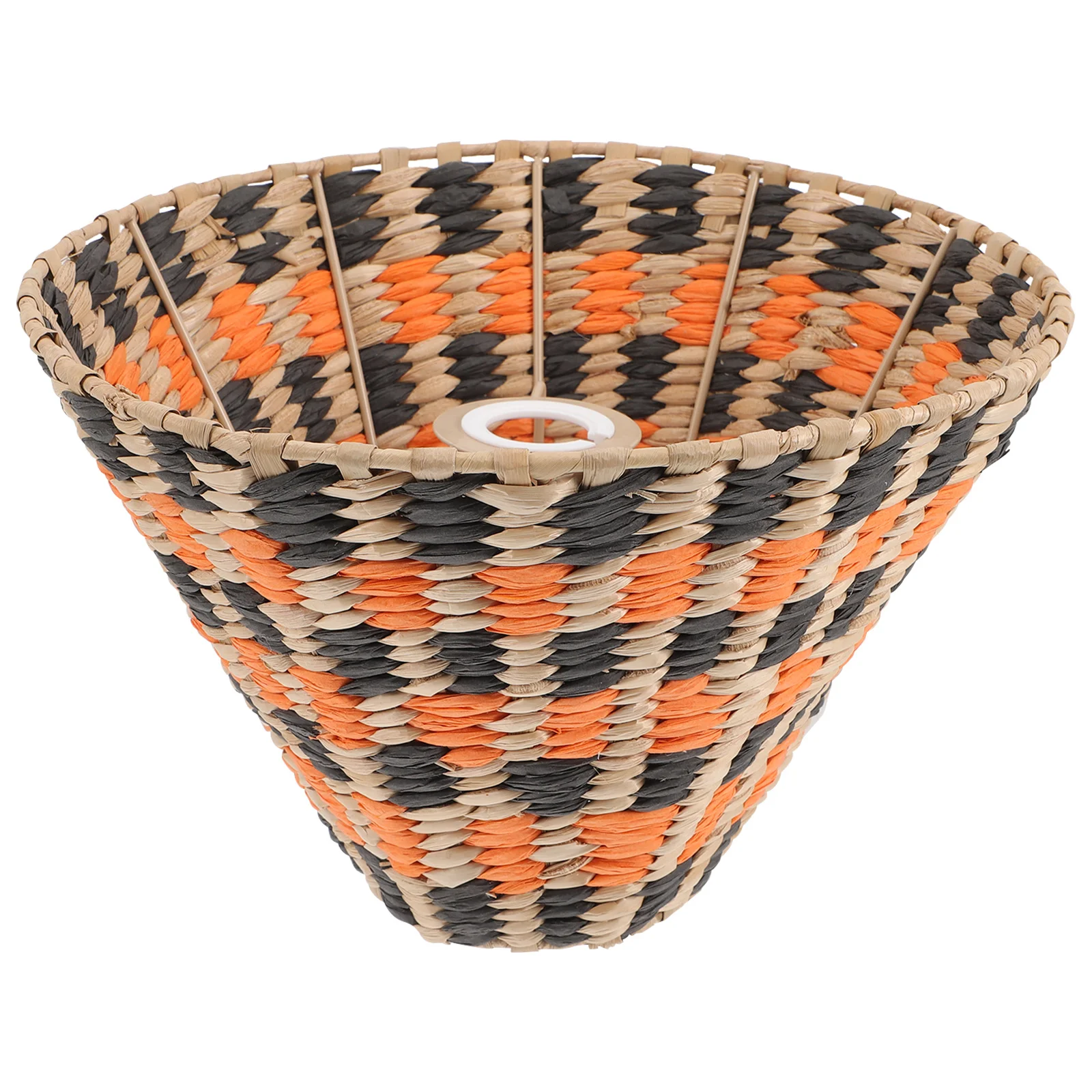 

Woven Lamp Shade Paper Decorative Light Cover Rustic Warm Office Bedroom Table Floor Lamps Lamp Shades