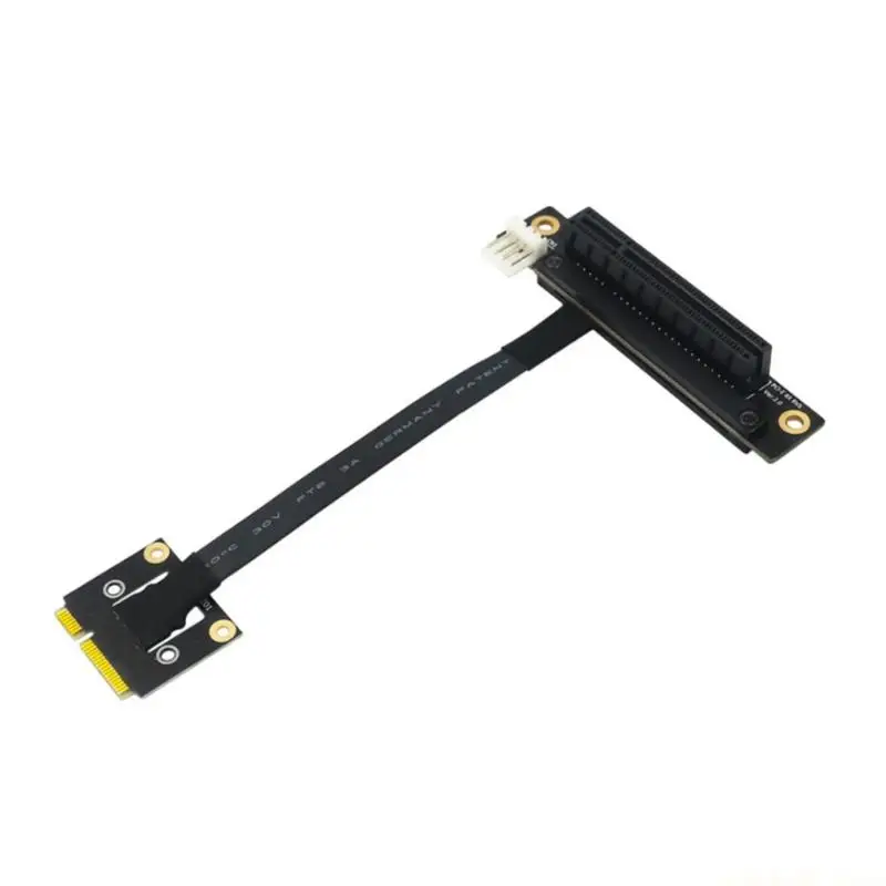 Flexible Mini PCIe to PCIe 1X/4X/8X/16X Cable for Desktop Cable Placement