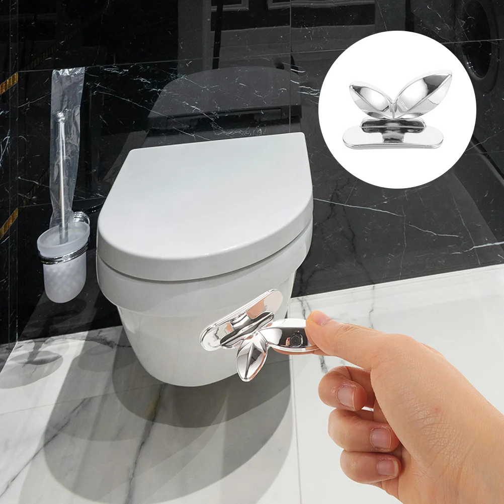 

2Pcs Toilet Lid Lifter Handheld No Touch Toilet Seat Handle Easy Operation Bathroom Accessories for Home Office Public Restrooms