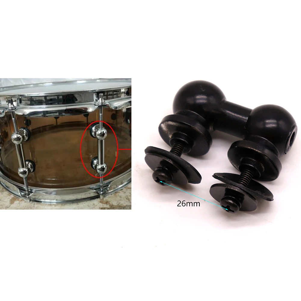 Drum Performance Aluminum Drum Hardware Aluminum Alloy Drum Lugs Accessory Seamless Installation Essential Components Included