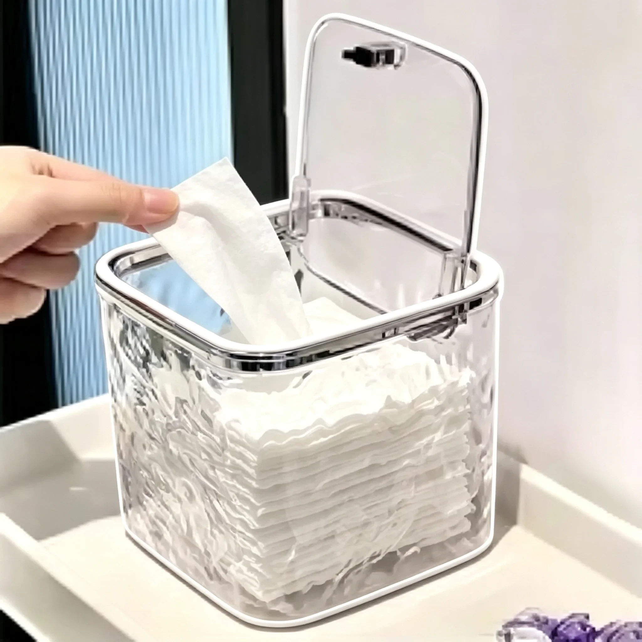 New Laundry Room Desktop Storage Box With Lid Washing Capsules Holder Laundry Pods Organizer Laundry Powder Container