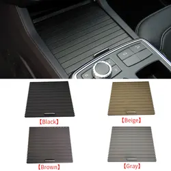 For Mercedes W166 W292  Car Console Cup Holder Slide Cover Trim Center Roller Blind Cover For Benz ML GL GLE GLS ML300 GLE350