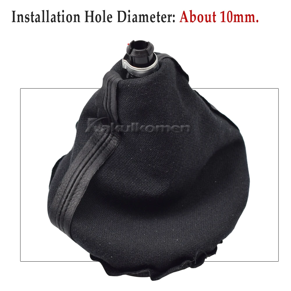 Car Gear Shift Knob Lever Stick Gaiter Boot Cover Collar Leather For SEAT IBIZA IV