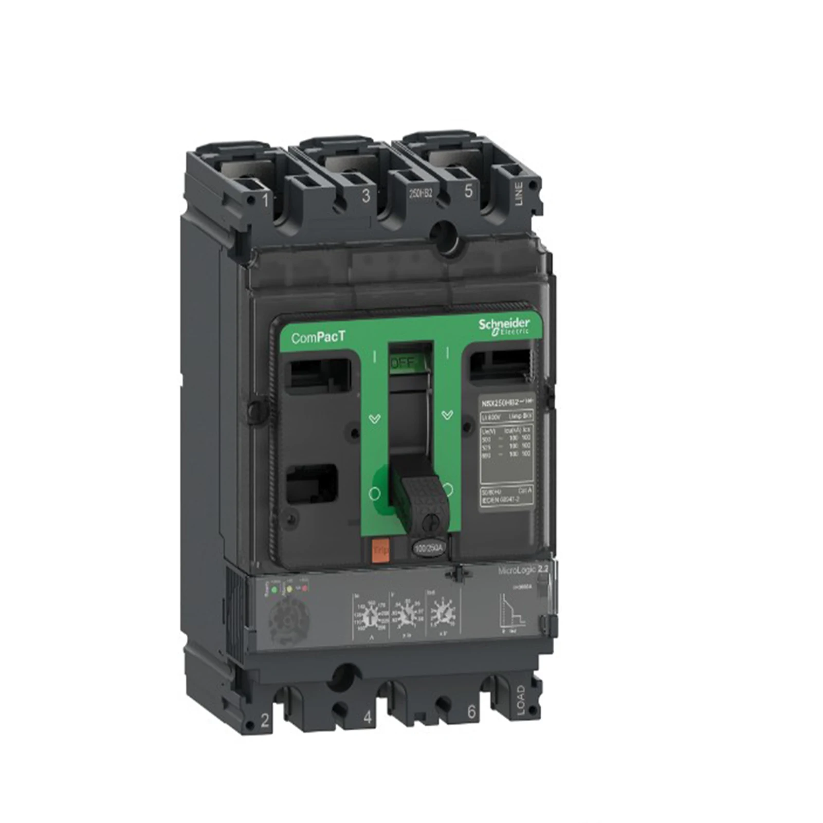 Schneider Original NSX Fixed Circuit Breaker (New) C10N3TM100 C10N3TM080 C10N3TM063 C10N3TM050 C10N3TM040 C10N3TM032 C10N3TM025