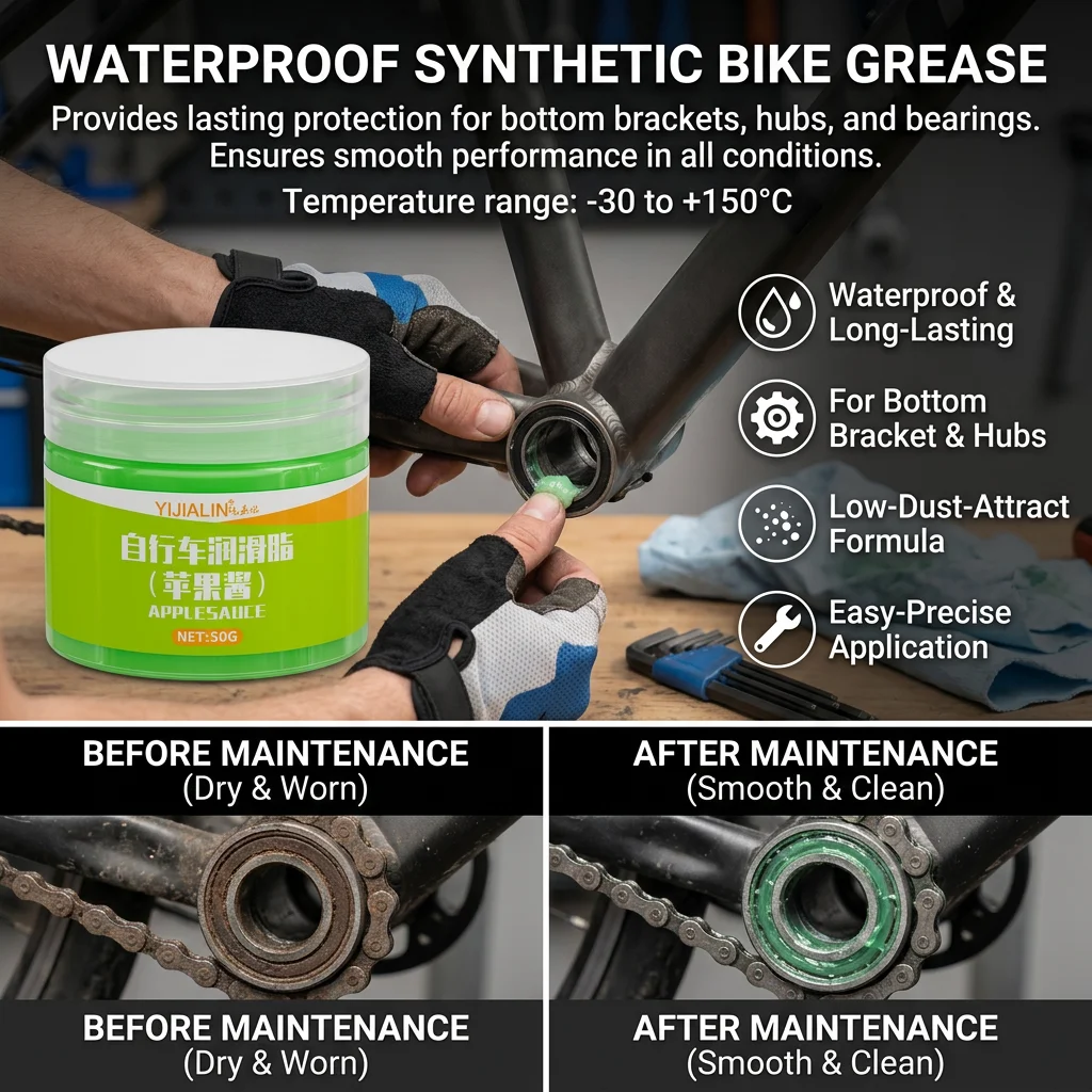サイクリング愛好家向け自転車グリースハブベアリング潤滑剤長持 - Grease Waterproof Bike のレビューと価格