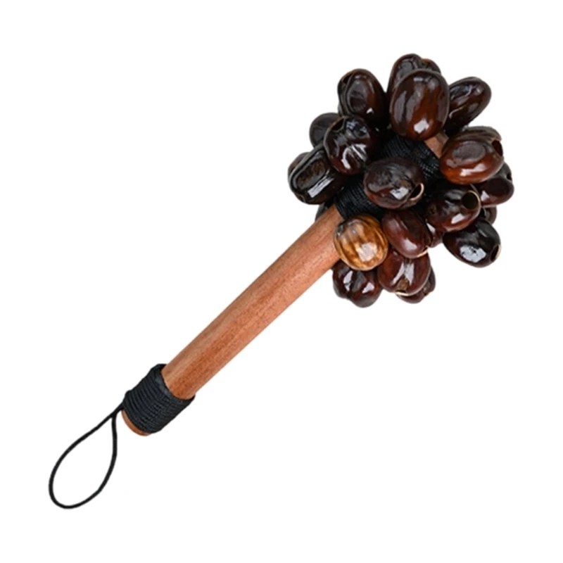 Traditional Wooden Rhythm Tool Organic Wooden Handheld Noise Maker For Mental Relaxation