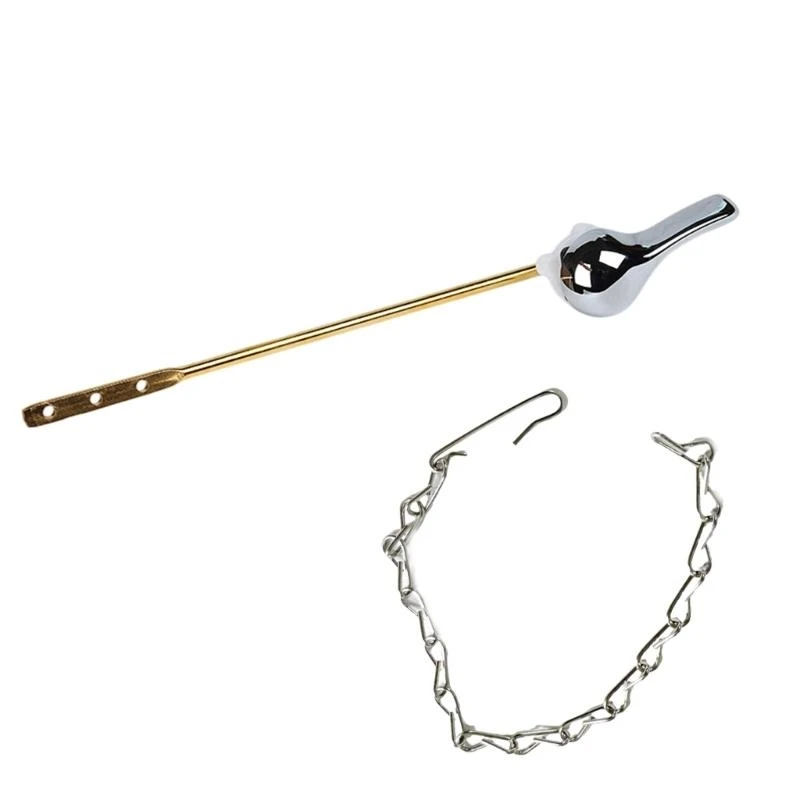 Tangki toilet universal tuas flush dengan rantai flapper mudah dipasang